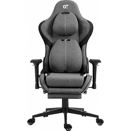 Геймерське крісло GT Racer X-2308 Fabric Gray/Black [121432]