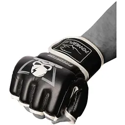 Рукавиці для MMA PowerPlay 3056 Black/White - XL - мініатюра 2