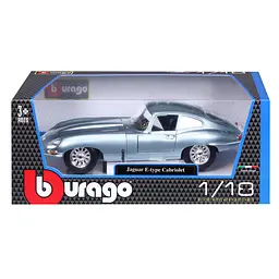 Автомодель - JAGUAR E-TYPE COUPE (1961) (1:18) Bburago 18-12044 - мініатюра 8