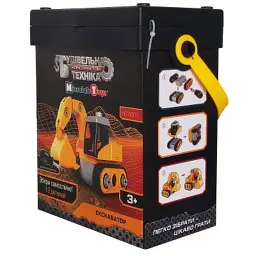 Конструктор Microlab Toys Будівельна техніка — екскаватор (MT8901) - мініатюра 3