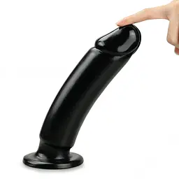 Велика анальна пробка LoveToy King-Sized 23.5х5 см (чорний) - мініатюра 9