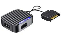 Контролер Coolmoon A3 PRO ARGB 3PIN to SATA Black з пультом