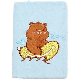 Блокнот А5 ZiBi Capybara 4 Kids Line плюшевий клітинка 80 аркушів (ZB.700018) - мініатюра 4