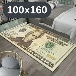 Стильний та зносостійкий килим для дому "20 доларів" 100х160 KT8000510
