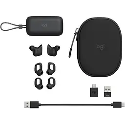 Навушники повністю бездротові Logitech Zone True Wireless (985-001082) чорні - мініатюра 5
