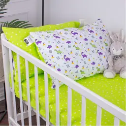Простирадло MirSon Бязь 18-0001 Hello Dino 180x220 см (2200010282597) - мініатюра 4