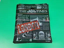 Поліетиленовий пакет з вирізаною ручкою 42х52,5+3 «Нічний London» Леомі, 50 шт./уп. - мініатюра 3