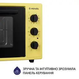 Духовка Minola FOET 4815 UA жовто-блакитна - мініатюра 3