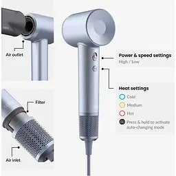 Фен Laifen Swift Silver Blue [83607] - мініатюра 7