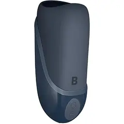 Мастурбатор Boners Vibrating Blow Job Simulator з вібрацією сірий