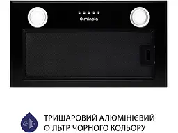 Витяжка Minola HBI 5622 BLF 1000 LED - мініатюра 3