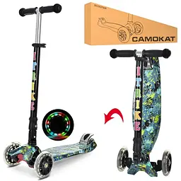 Самокат дитячий iTrike Maxi JR3-003-1-WP15 складний - мініатюра 2