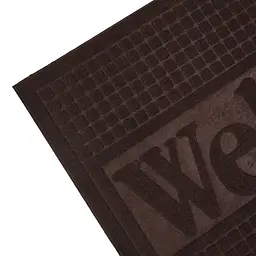 Килимок придверний Eco Fabric Welcome без кромки коричневий 60 х 90 см (6090-012) - мініатюра 4