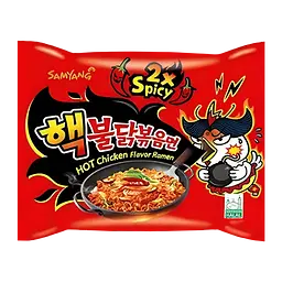 Локшина рамен Samyang Buldak 2x Spicy Булдак Дуже Гостра локшина з курячим смаком 140 г