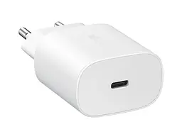 Мережевий зарядний пристрій Samsung 25W PD Wall Charger + Cable USB-C to USB-C White (EP-TA800XWEGRU) [59958] - мініатюра 4