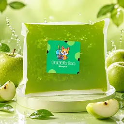 Bubble tea кульки смак "Яблуко" 1.25кг Дой пак - мініатюра 2
