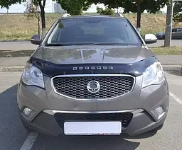 Дефлектор капоту мухобійка для Ssang Yong Korando 2010-2013