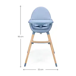 Стілець для годування Kinderkraft 2 в 1 Fini 2 Nordic Breeze (5902533929733) - мініатюра 8