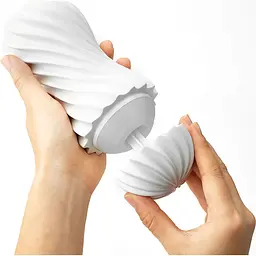 Мастурбатор Tenga Flex Silky White (SO1645) [149515] - мініатюра 4