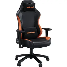 Геймерське крісло Anda Seat Luna Color L Black/Orange [AD18-48-BO-PV] [121737] - мініатюра 5