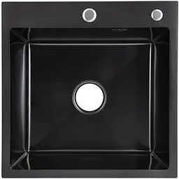Кухонна мийка вбудована Lidz Handmade H5050HB Decor Black PVD Honeycomb 2,5/0,5 мм LDH5050BDECPVD48369