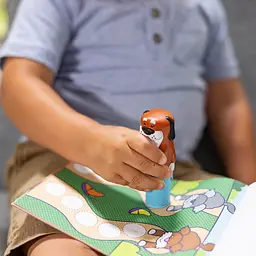 Набір з блокнотом та штампом з наліпками Melissa & Doug Sticker WOW Цуценя (SM93205/6074891) - мініатюра 8