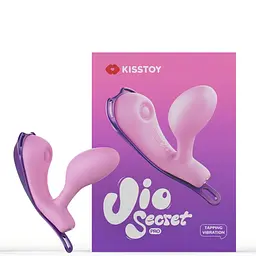 Смарт-віброяйце зі стимуляцією клітора KISSTOY Viosecret Pro, реагує на стискання, пояс для кріплення - мініатюра 4