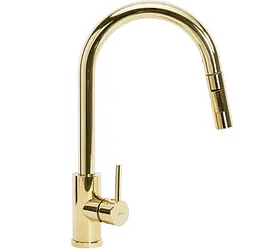 Змішувач для кухні з витяжним виливом Rea Fresh gold (REA-B0669) золотий - глянцевий - мініатюра 6