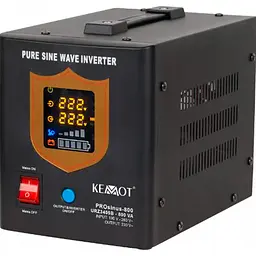 Джерело безперебійного живлення (ДБЖ) Kemot PROsinus-800 12V 230V 800VA/500W (URZ3405B) [113255]