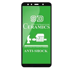 Захисне скло Ceramic Samsung A7 2018 Black