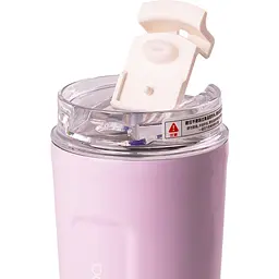 Термочашка 300 мл з кришкою на защіпці, рожевий Happy Life HP155P - мініатюра 3