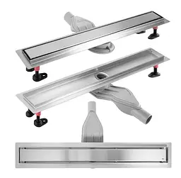 Трап для душу Rea Neox 70 Superflow brushed steel 2в1 REA-G2706