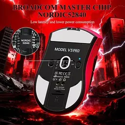 Миша Attack Shark V3 Pro Wireless (AS-6972792472560-P) Pink (G-000004414) - мініатюра 3