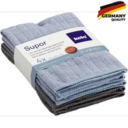 Серветки універсальні Kela Supor 35 x 35 см блакитні 4 шт (21188) - мініатюра 2