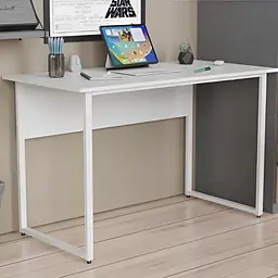Комп'ютерний стіл Ferrum-decor Коді 75x120x70 білий ДСП Білий 16мм (FRD-101221)
