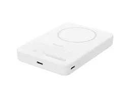 Зовнішній акумулятор (Power Bank) Belkin BoostCharge Slim Magnetic 10000mAh 30W with Kickstand White (BPD016HQWH)