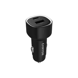 Зарядний пристрій Canyon 1xUSB + 1xUSB-C PD48W black (CNE-CCABR3AC) - мініатюра 5