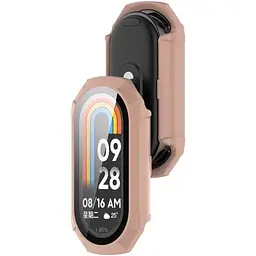 Чохол-накладка DK Пластик Gloss Glass Full Cover для Xiaomi Mi Band 8 (015816) (pink) - мініатюра 2