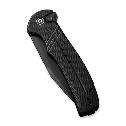 Ніж Civivi Cogent Serrated, Black G10, Darkwash (C20038E-1) - мініатюра 4