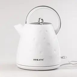 Електрочайник Sokany SK-1033 безшумний 1,7л білий (SK1033W)