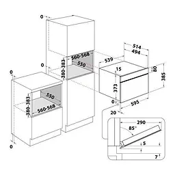 Микроволновка с грилем Whirlpool AMW 731 WH - мініатюра 4