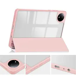 Чохол-книжка BeCover Soft Edge TPU з кріпленням для стілусу для Xiaomi Redmi Pad SE 8.7" Pink Marble (712576) - мініатюра 4