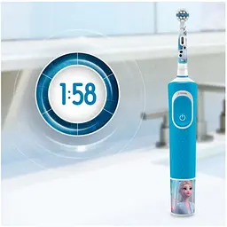 Електрична зубна щітка Oral-B Kids Холодне Серце - мініатюра 4