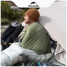 Підкладка для спального мішка Naturehike CNH22SD016 нейлон зелена - мініатюра 5
