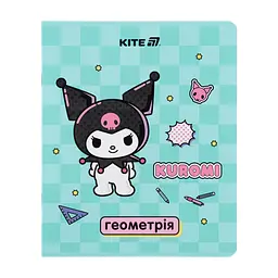 Зошит Kite предметний Kuromi 48 аркуші, клітинка, геометрія (HK25-240-1)