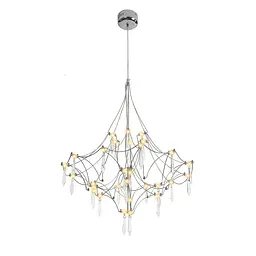 Люстра стельова LED Levistella 918L981 (600) CH, 25W, діаметр 600мм, три режими світла, метал, сучасний стиль - мініатюра 2