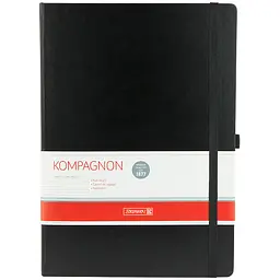 Записник Brunnen Компаньйон А4 лінія, чорний (10-552 87 05)