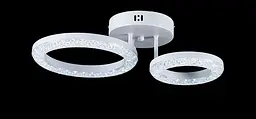 Люстра стельова LED Splendid Ray L2723/1+1, 42W, білий, з пультом, димер, сучасний стиль - мініатюра 2