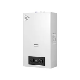 Газова колонка Koer Kwh.G0110 димохідна 10 л/хв, white KR5553 - мініатюра 2