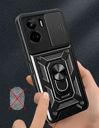Чохол до мобільного телефона BeCover Military Honor 90 Lite Black (710999) - мініатюра 4